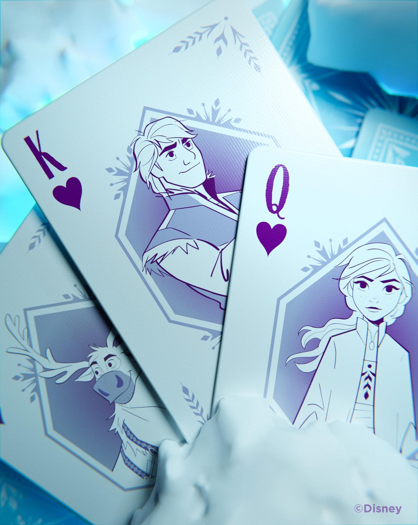 Disney Limited Edition 100 Year Anniversary Playing Cards - Holographic Foil - Features 20+ Iconic Disney Characters