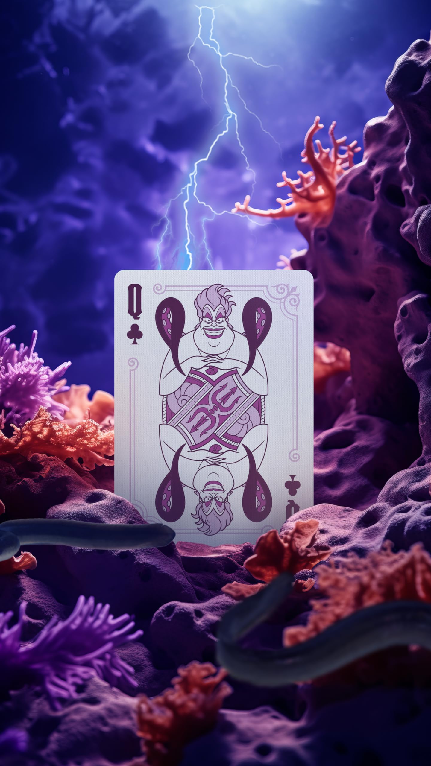 Disney Mickey Mouse Inspired Black and Gold Playing Cards