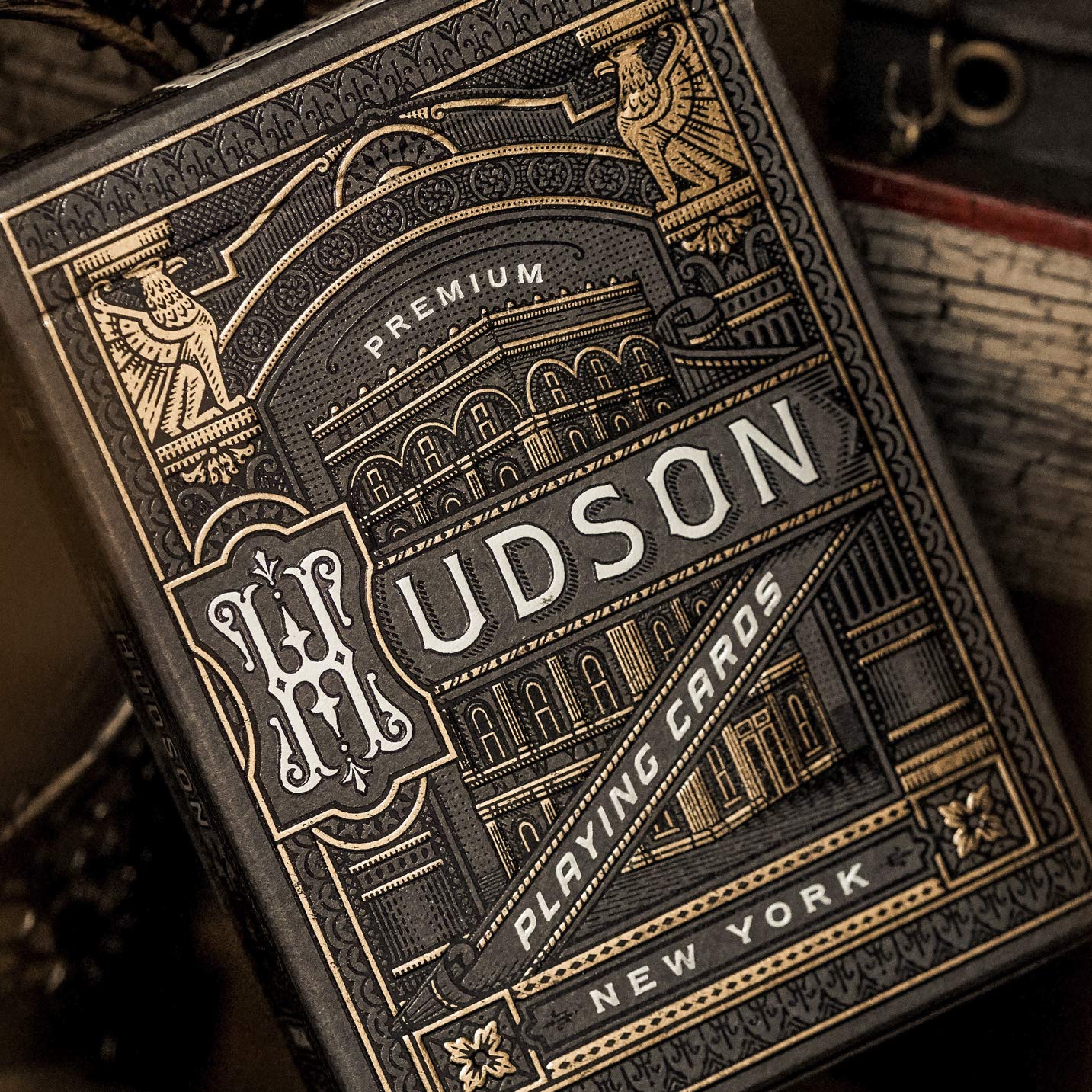 Hudson Playing Cards (Black) by theory11