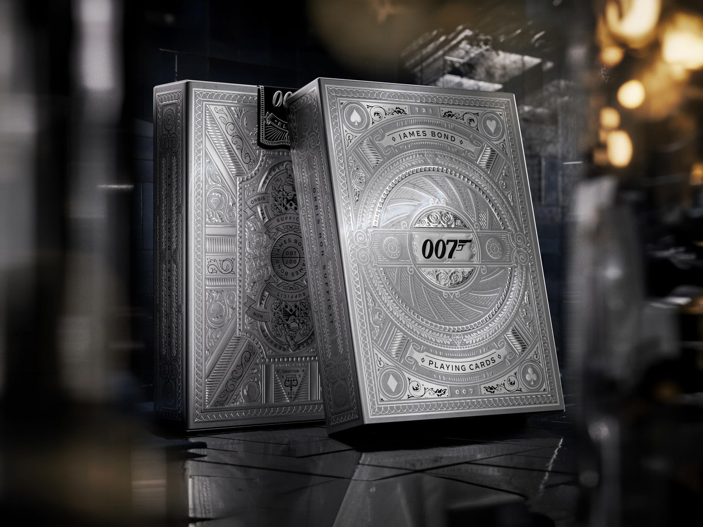 James Bond Silver Edition Playing Cards, 007 Playing Cards, Poker Size Standard Index