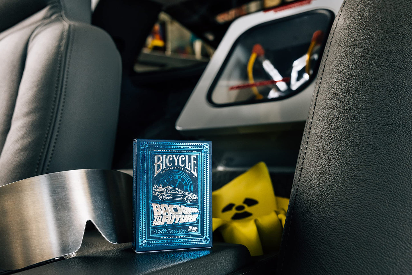 Back To The Future Playing Cards 1 Pack, Premium, Foil, Metallic , Blue