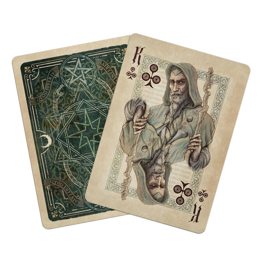 Wizards, Witches & Warlocks Playing Cards | Magical Collectible Deck | Premium Quality Cards