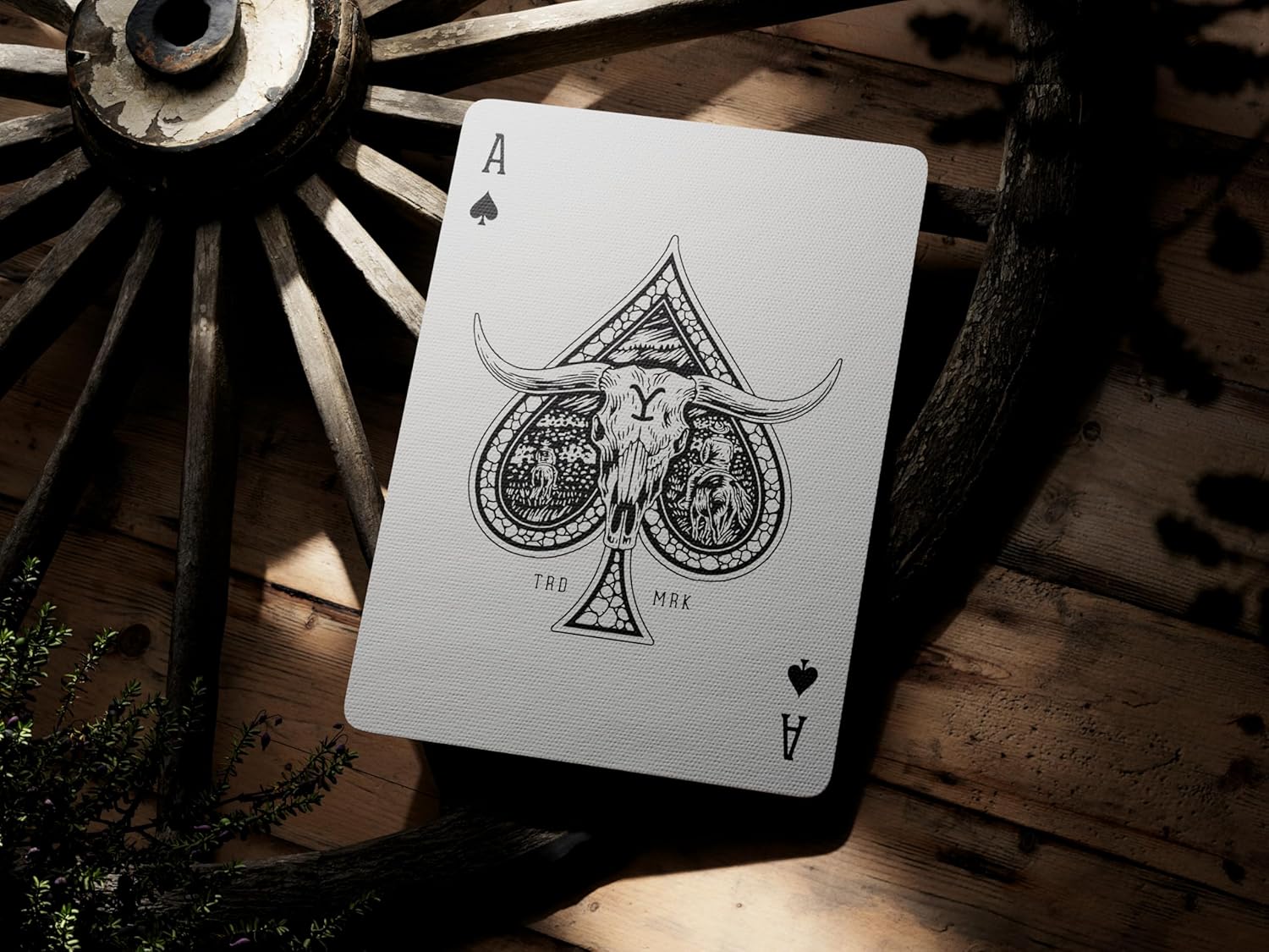 theory11 Yellowstone Premium Playing Cards, Poker Size Standard Index, Luxury Playing Cards