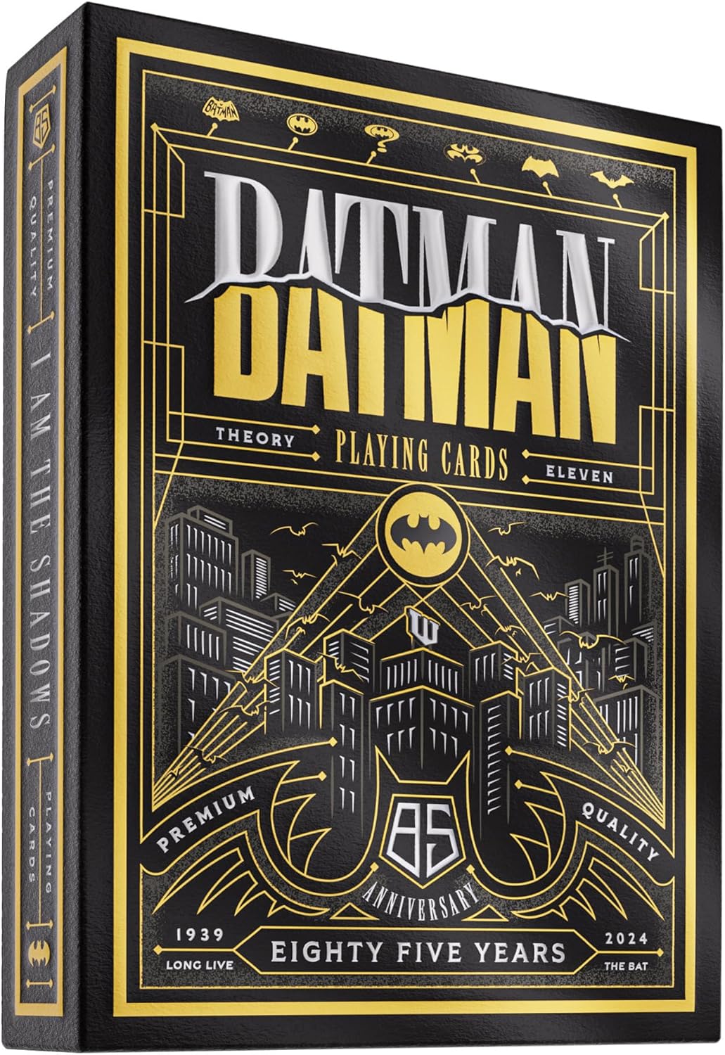 theory11 Batman 85th Anniversary Playing Cards, Premium Playing Cards, Poker Size Standard Index