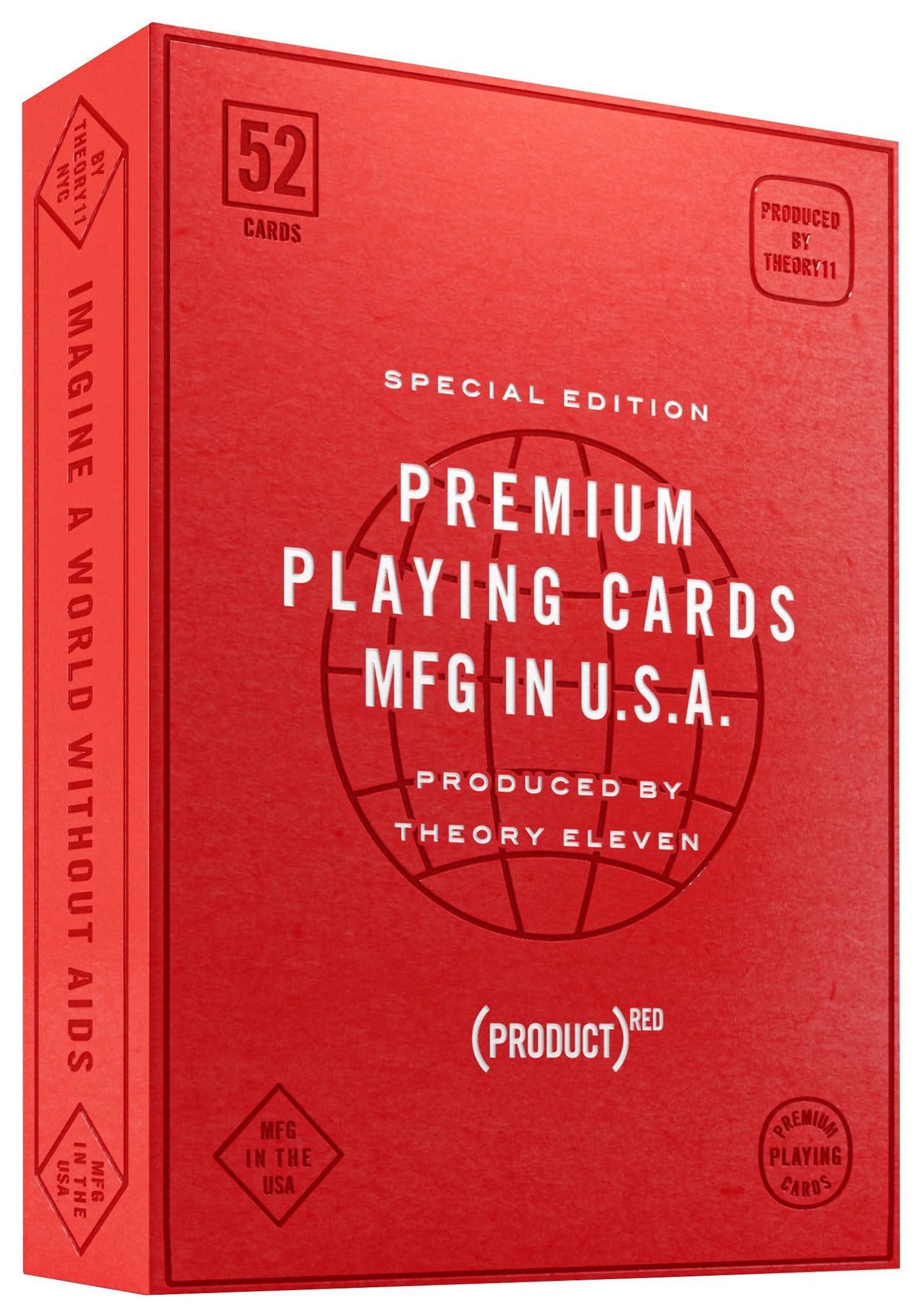 Product(RED) Special Edition Playing Cards by theory11