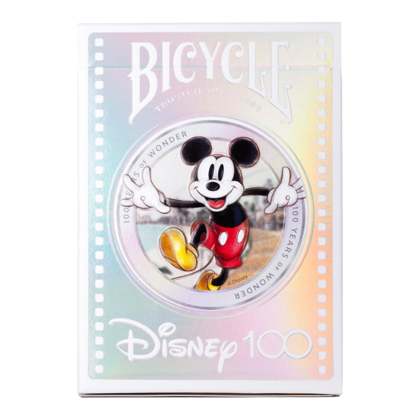 Disney Limited Edition 100 Year Anniversary Playing Cards - Holographic Foil - Features 20+ Iconic Disney Characters