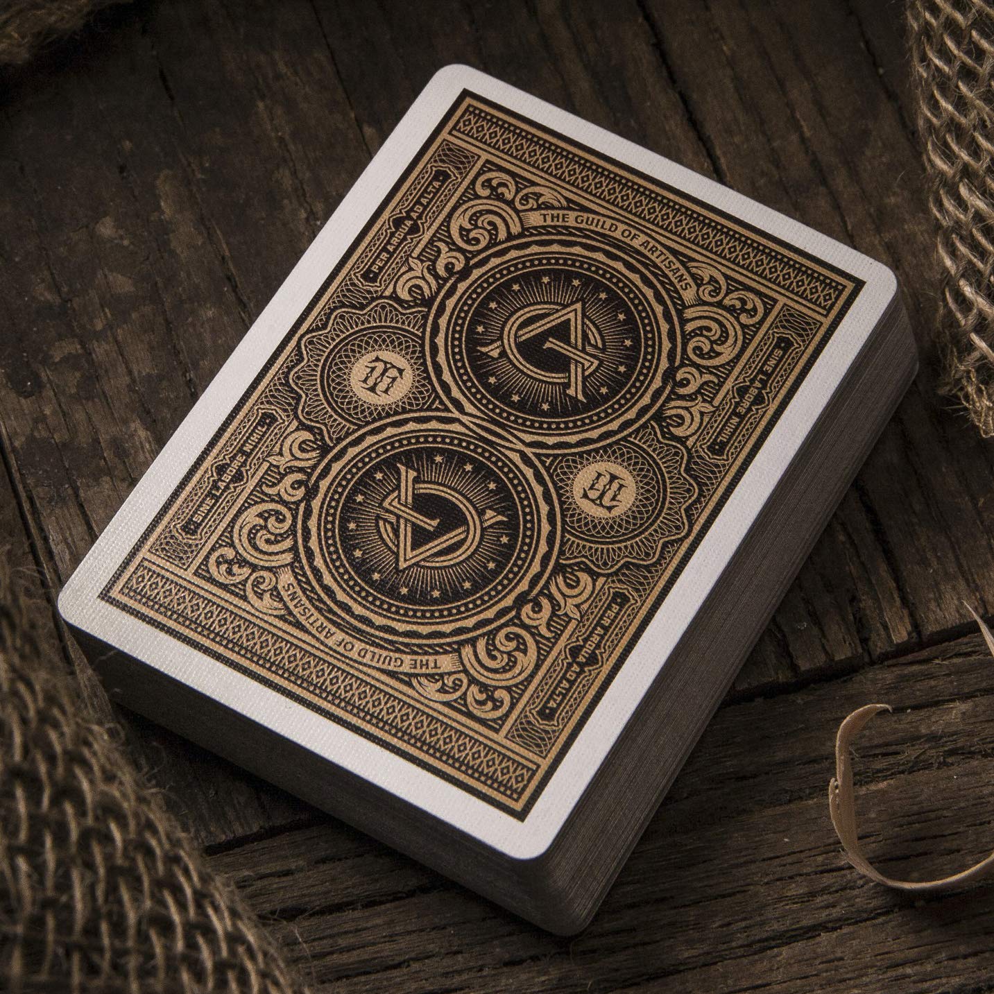 Artisan Playing Cards (Black) by theory11