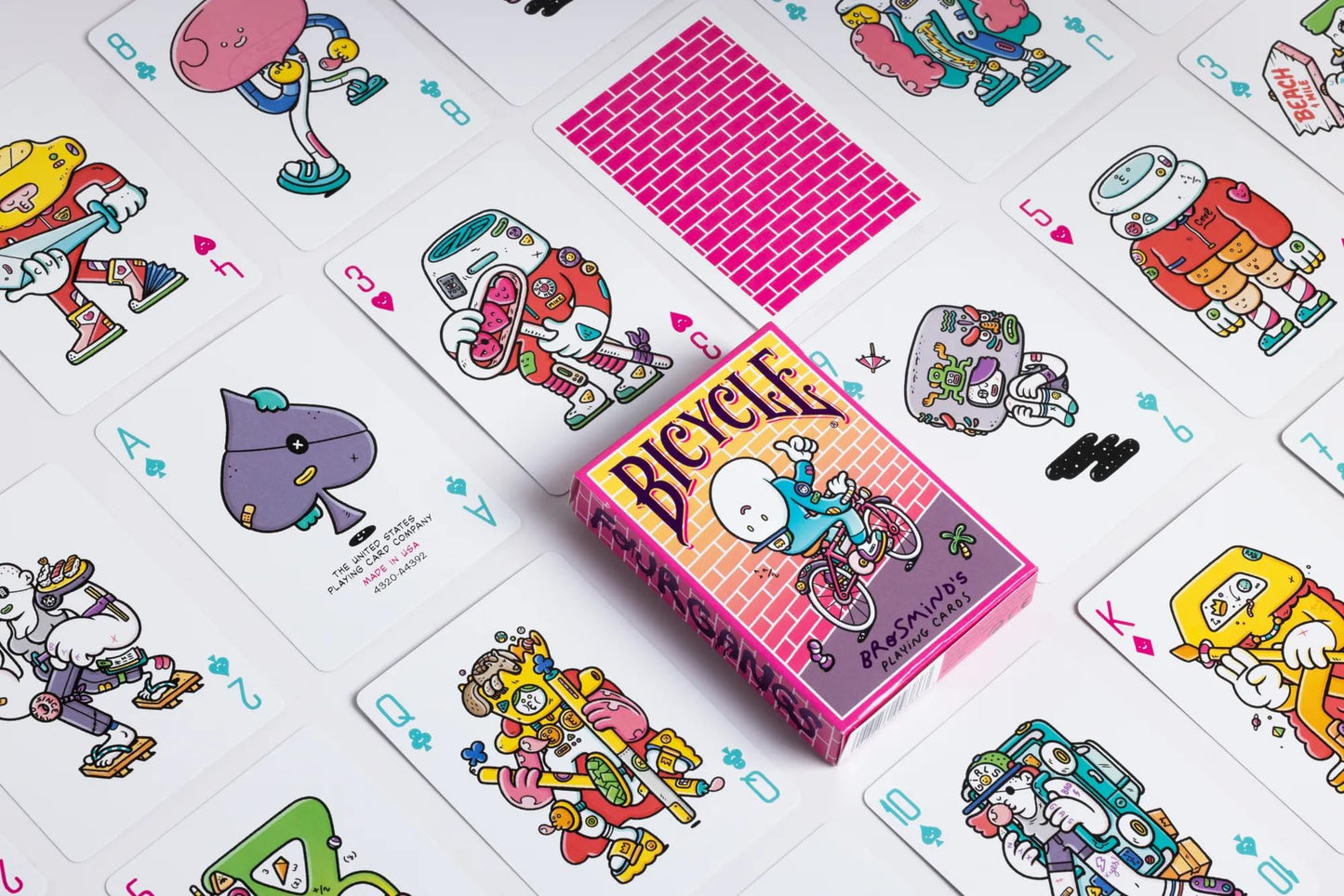 Brosmind Four Gangs Playing Cards, Yellow