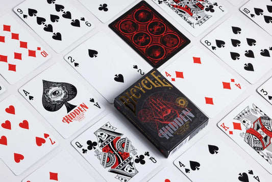Playing Cards Hidden Premium Poker Playing Card Deck with Secret Societies Illustration.