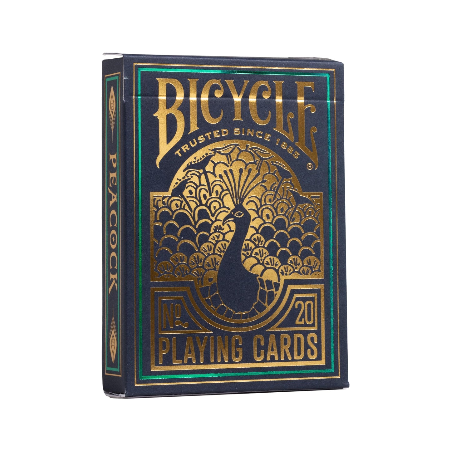 Peacock Playing Cards - Purple - Cold Foil Premium Playing Card Deck for Card Games and Magic Tricks - Dazzling Design, Smooth Finish