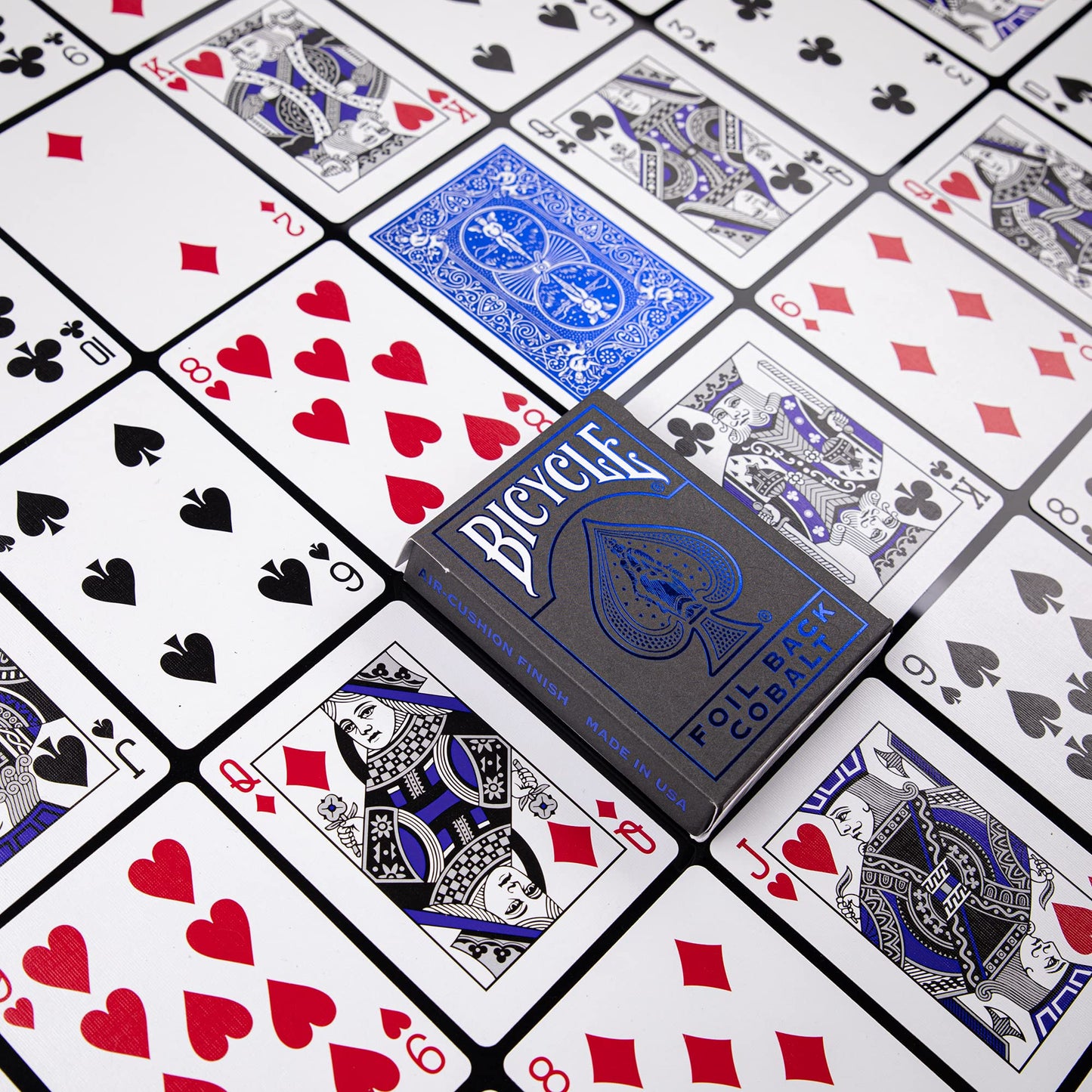 Metalluxe Orange Playing Cards - Premium Metal Foil Finish - Poker Size