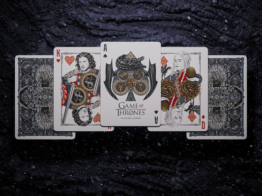 theory11 Game of Thrones Playing Cards, Premium Playing Cards, Poker Size Standard Index, Luxury Playing Cards