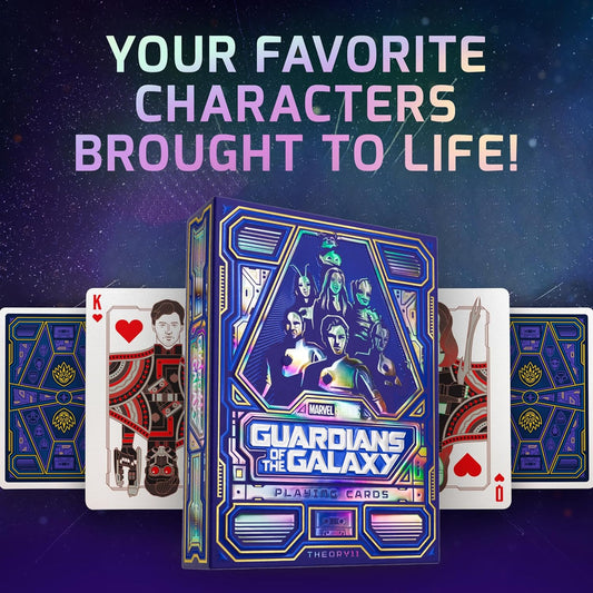 theory11 Guardians of The Galaxy Premium Playing Cards, Poker Size Standard Index, Luxury Playing Cards
