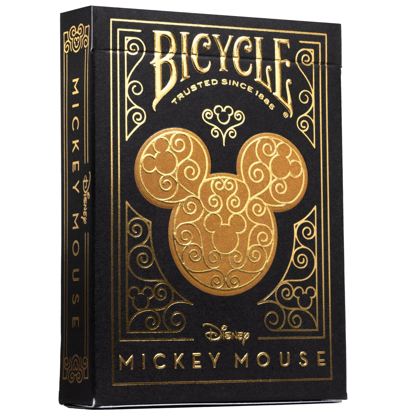 Disney Mickey Mouse Inspired Black and Gold Playing Cards