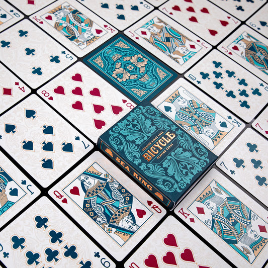Sea King Playing Cards Blue