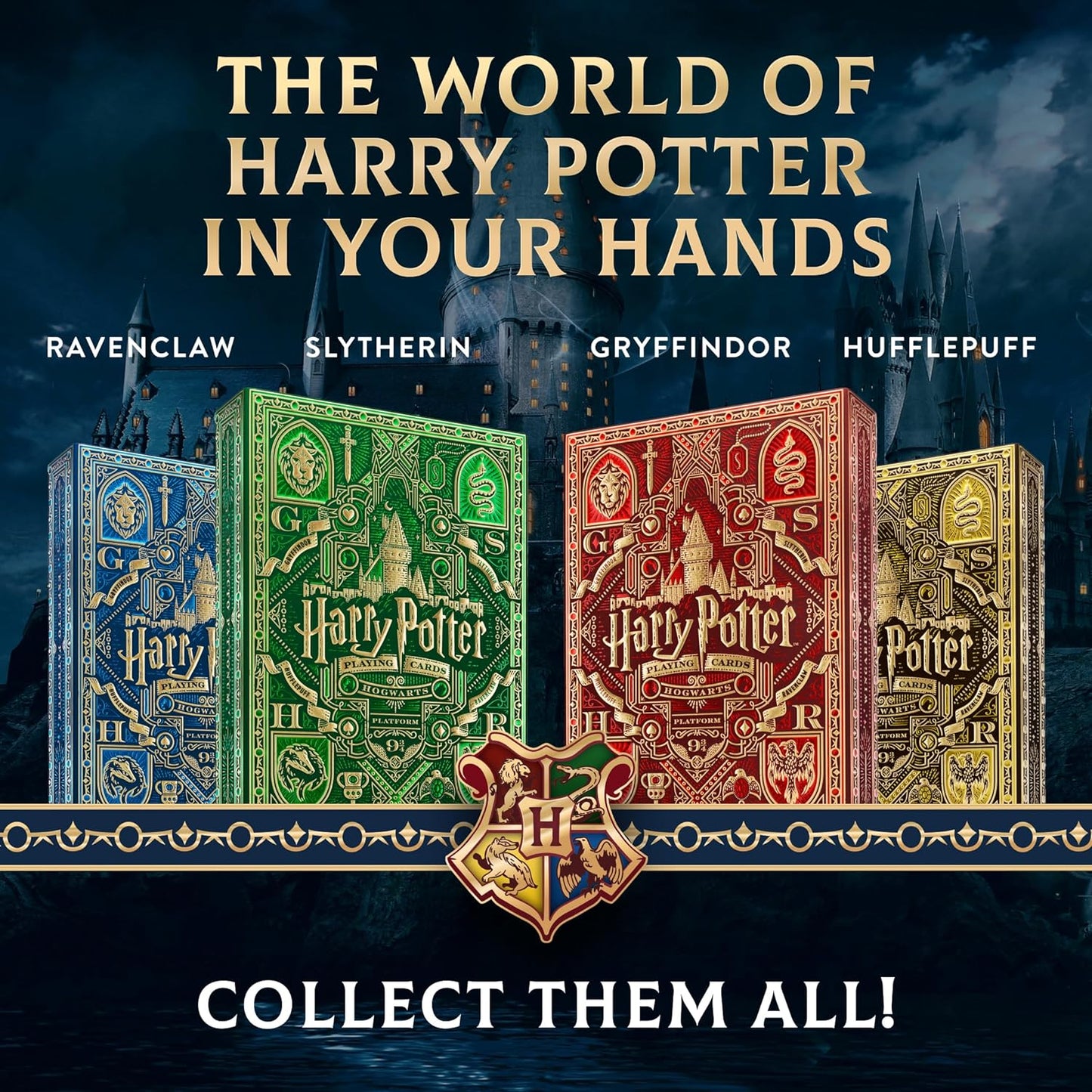 theory11 Harry Potter Playing Cards - Red (Gryffindor)