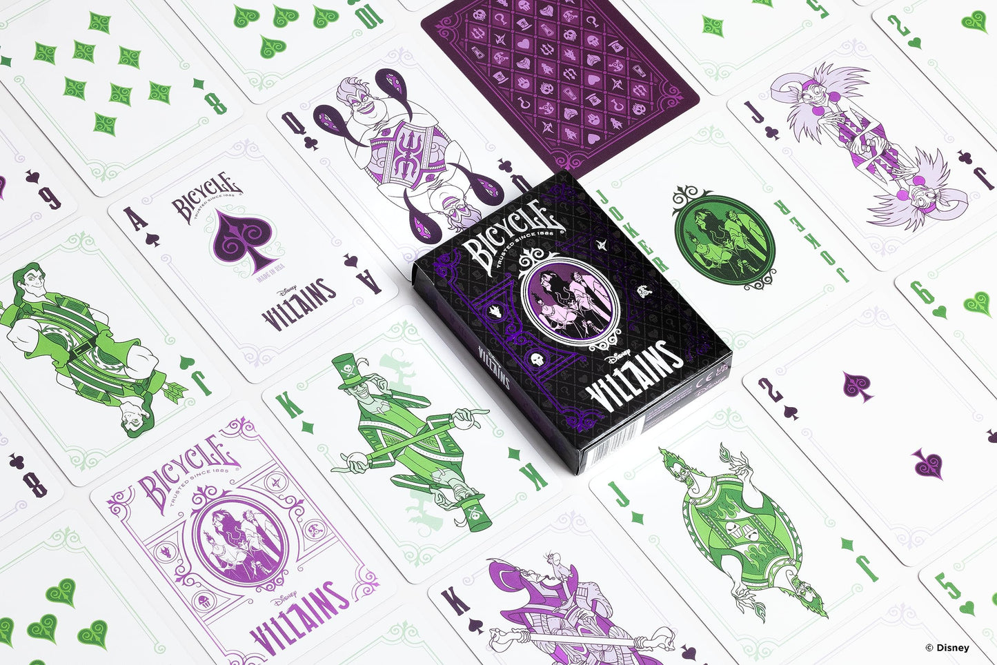 Disney Mickey Mouse Inspired Black and Gold Playing Cards