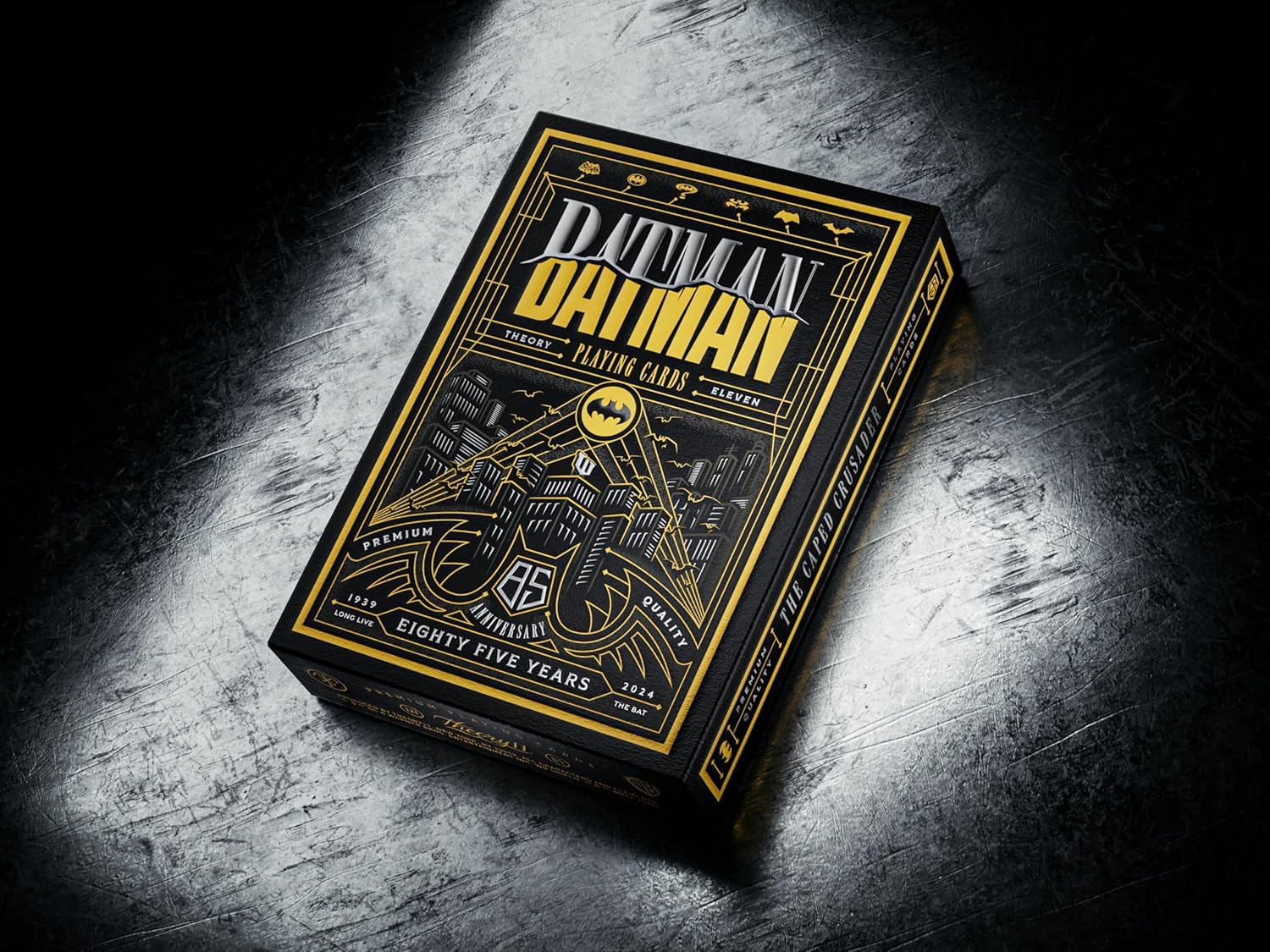 theory11 Batman 85th Anniversary Playing Cards, Premium Playing Cards, Poker Size Standard Index
