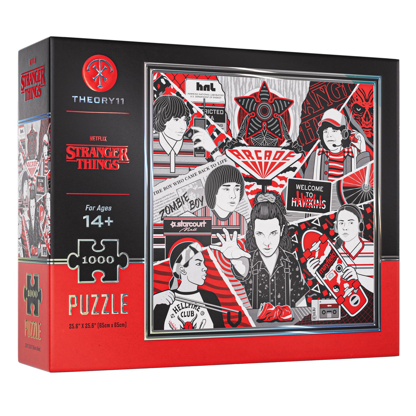 Stranger Things Jigsaw Puzzle - 1,000 Piece Jigsaw Puzzle - Officially Licensed Stranger Things Merchandise & Collectibles - Precision Fit and Premium Quality - Intermediate Puzzle