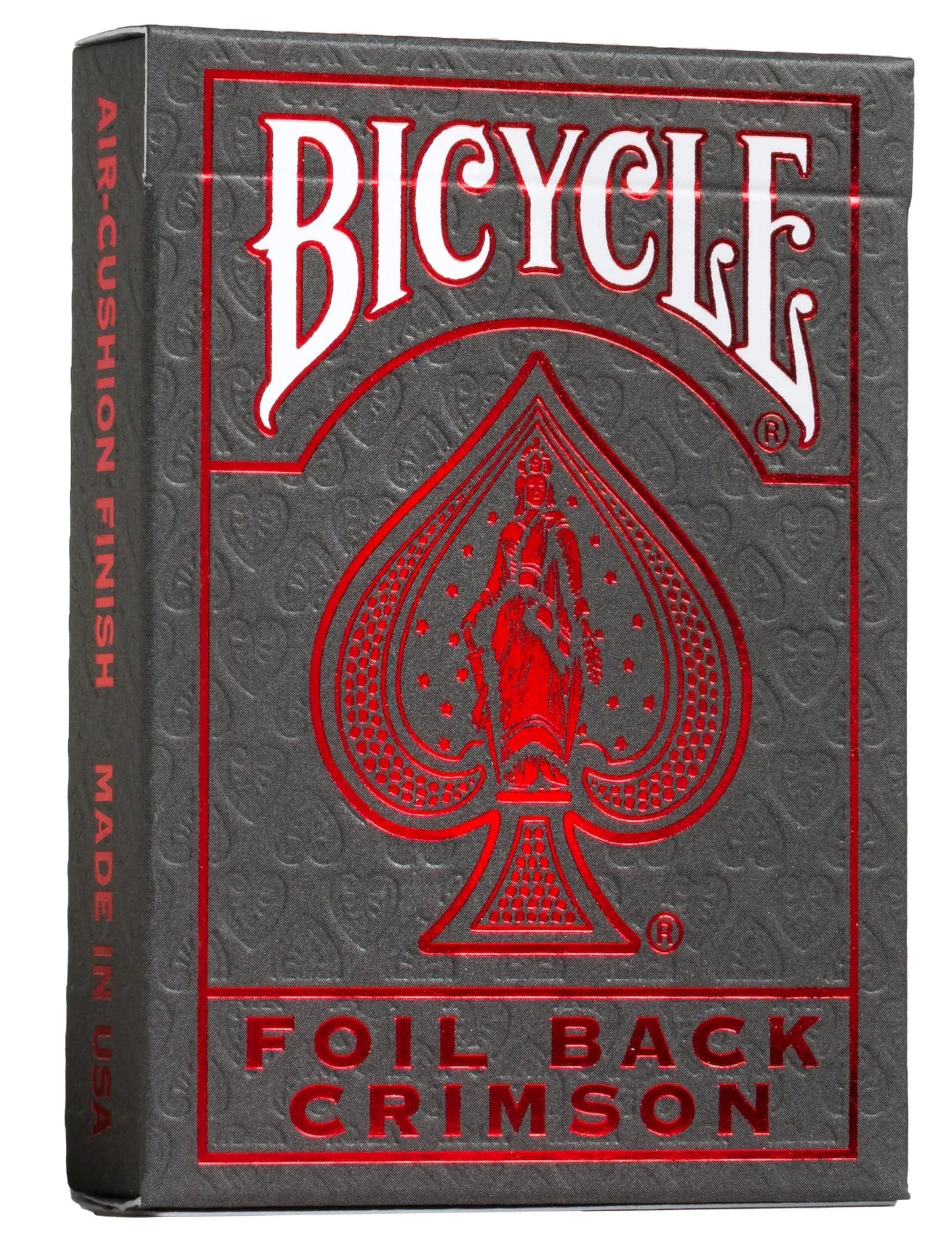 Metalluxe Orange Playing Cards - Premium Metal Foil Finish - Poker Size