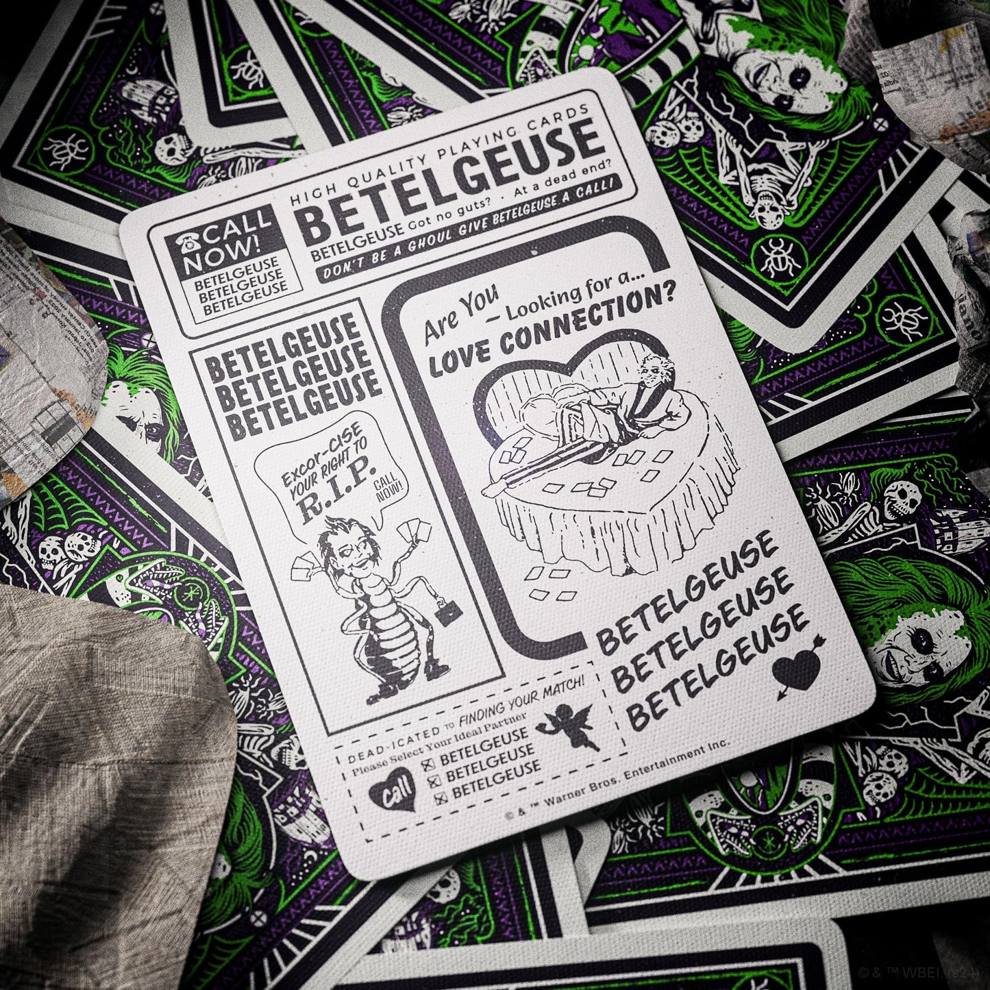 Beetlejuice Playing Cards by theory 11
