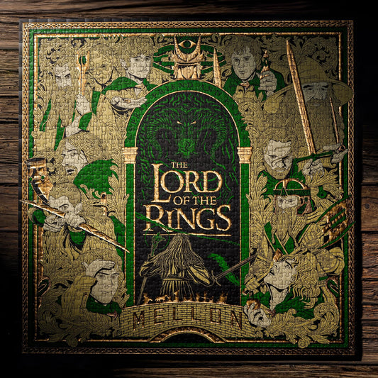 Lord of The Rings Jigsaw Puzzle - 1,000 Piece Jigsaw Puzzle - Officially Licensed Lord of The Rings Merchandise & Collectibles - Precision Fit and Premium Quality - Intermediate Puzzle