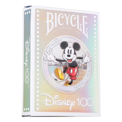 Disney Limited Edition 100 Year Anniversary Playing Cards - Holographic Foil - Features 20+ Iconic Disney Characters