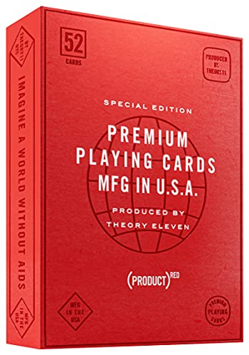 Product(RED) Special Edition Playing Cards by theory11