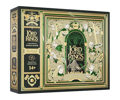 Lord of The Rings Jigsaw Puzzle - 1,000 Piece Jigsaw Puzzle - Officially Licensed Lord of The Rings Merchandise & Collectibles - Precision Fit and Premium Quality - Intermediate Puzzle