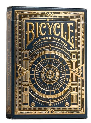 Cypher Premium Black Playing Cards, Gold Foil, Encrypted Messages in Playing Cards, 1 Deck