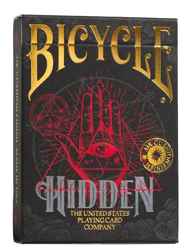 Playing Cards Hidden Premium Poker Playing Card Deck with Secret Societies Illustration.