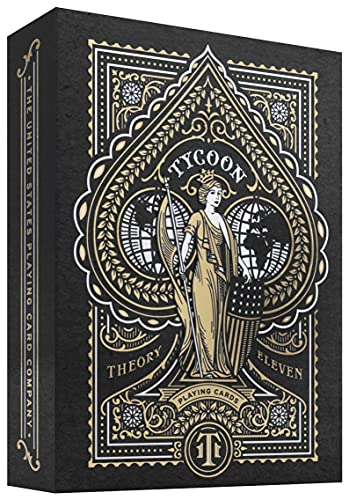 Tycoon Playing Cards (Black) by theory11