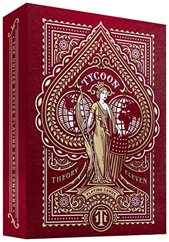 Tycoon Playing Cards (Red) by theory11
