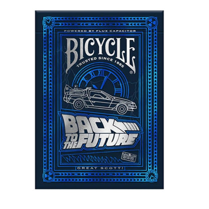 Back To The Future Playing Cards 1 Pack, Premium, Foil, Metallic , Blue