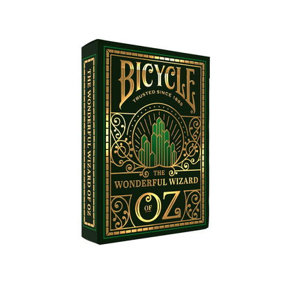 Wizard of Oz Playing Cards, Oz Inspired Playing Card Deck, Emerald and Gold, 1 Deck