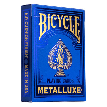 Metalluxe Orange Playing Cards - Premium Metal Foil Finish - Poker Size