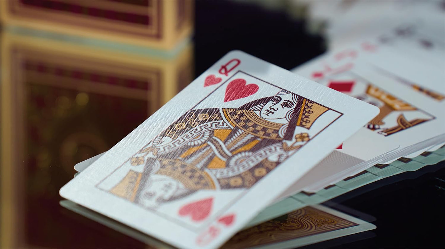 Verbena Floral Premium Playing Cards, Gold Foil, 1 Deck