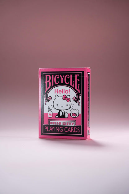 Hello Kitty Playing Cards, Black & Pink, 1 Deck