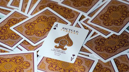 Verbena Floral Premium Playing Cards, Gold Foil, 1 Deck