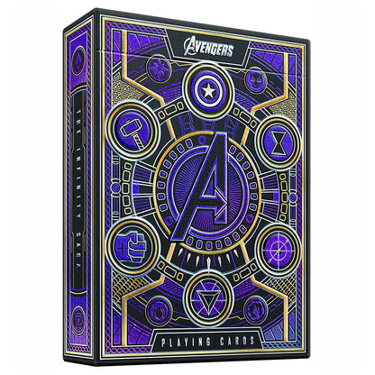 theory11 Avengers Red Edition Premium Playing Cards - Marvel Studios' The Infinity Saga Deck