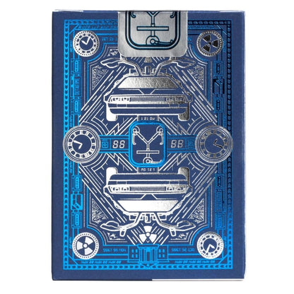 Back To The Future Playing Cards 1 Pack, Premium, Foil, Metallic , Blue