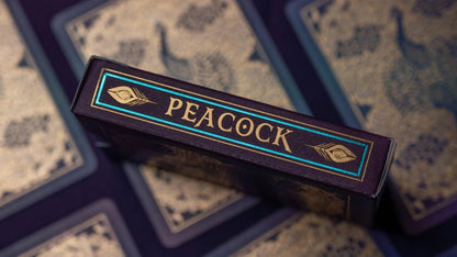 Peacock Playing Cards - Purple - Cold Foil Premium Playing Card Deck for Card Games and Magic Tricks - Dazzling Design, Smooth Finish
