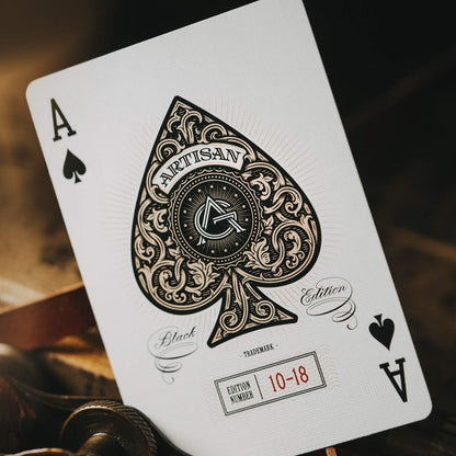 Artisan Playing Cards (Black) by theory11
