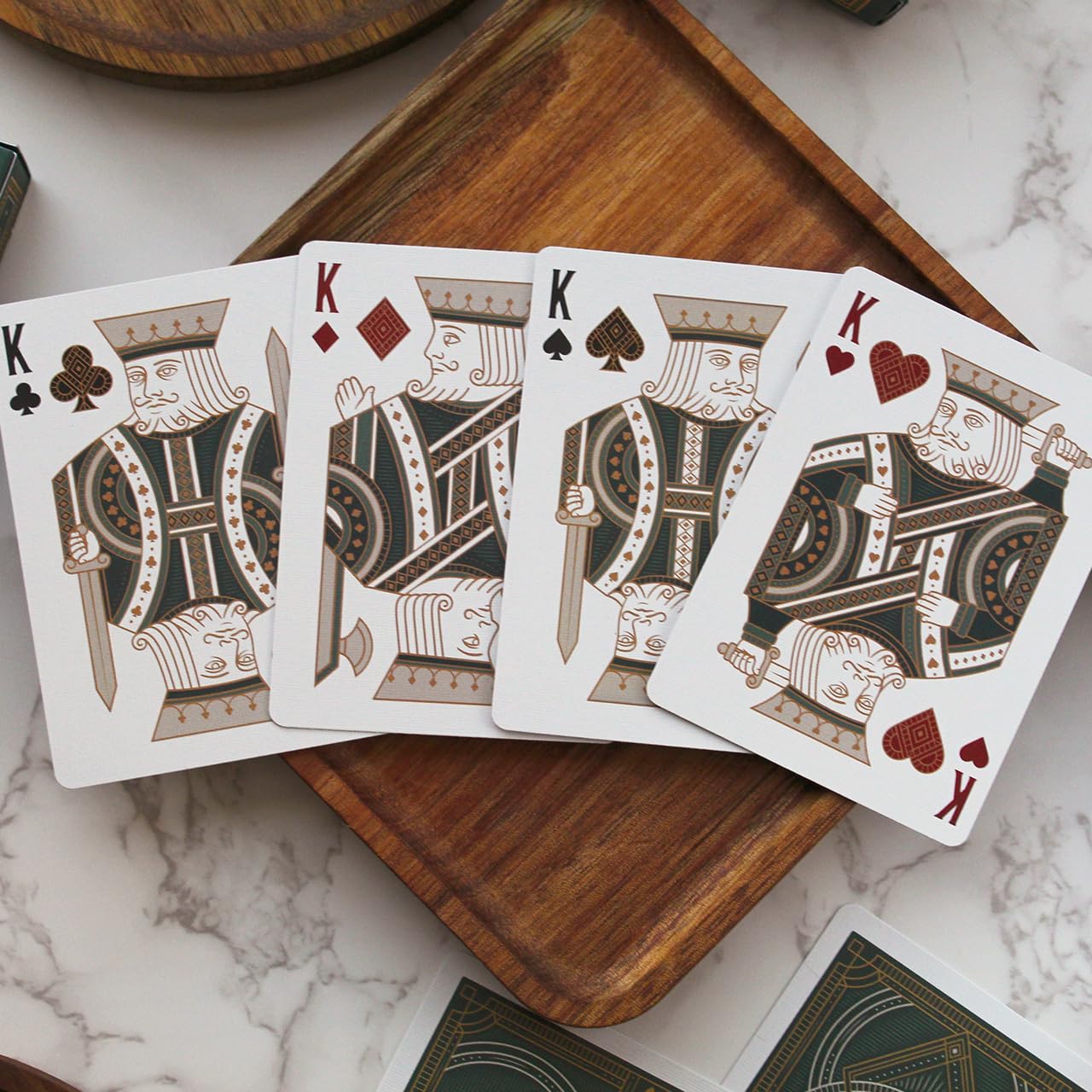Byzantine Playing Cards, Silver and Gold Foil, 1 Deck