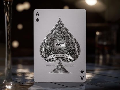 James Bond Silver Edition Playing Cards, 007 Playing Cards, Poker Size Standard Index