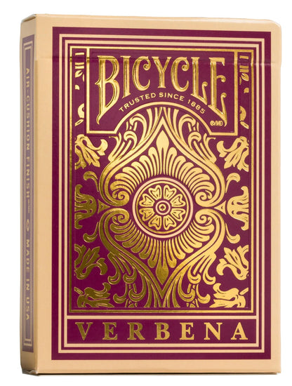 Verbena Floral Premium Playing Cards, Gold Foil, 1 Deck