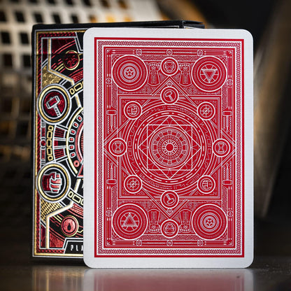 theory11 Avengers Red Edition Premium Playing Cards - Marvel Studios' The Infinity Saga Deck