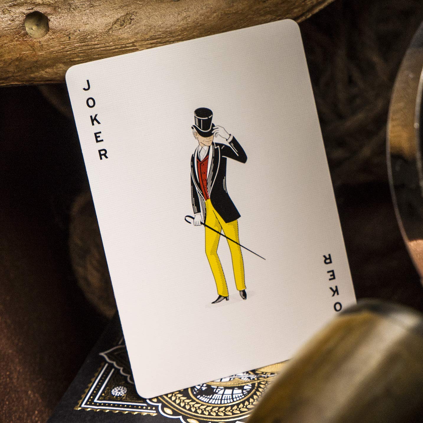 Tycoon Playing Cards (Black) by theory11