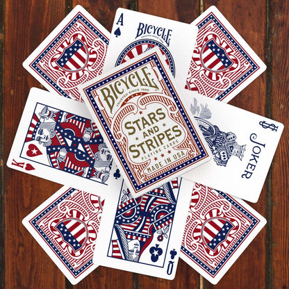 Stars and Stripes Playing Card, American Playing Cards, American Flag Design, 1 Deck