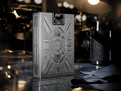 James Bond Silver Edition Playing Cards, 007 Playing Cards, Poker Size Standard Index